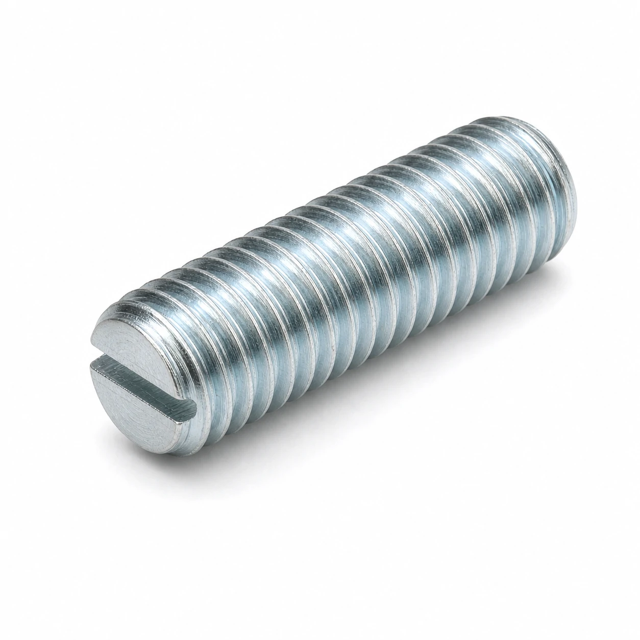 Slotted Flat Point Set Screw — GB/T 73 / ISO 4766 (Series 038) technical product image
