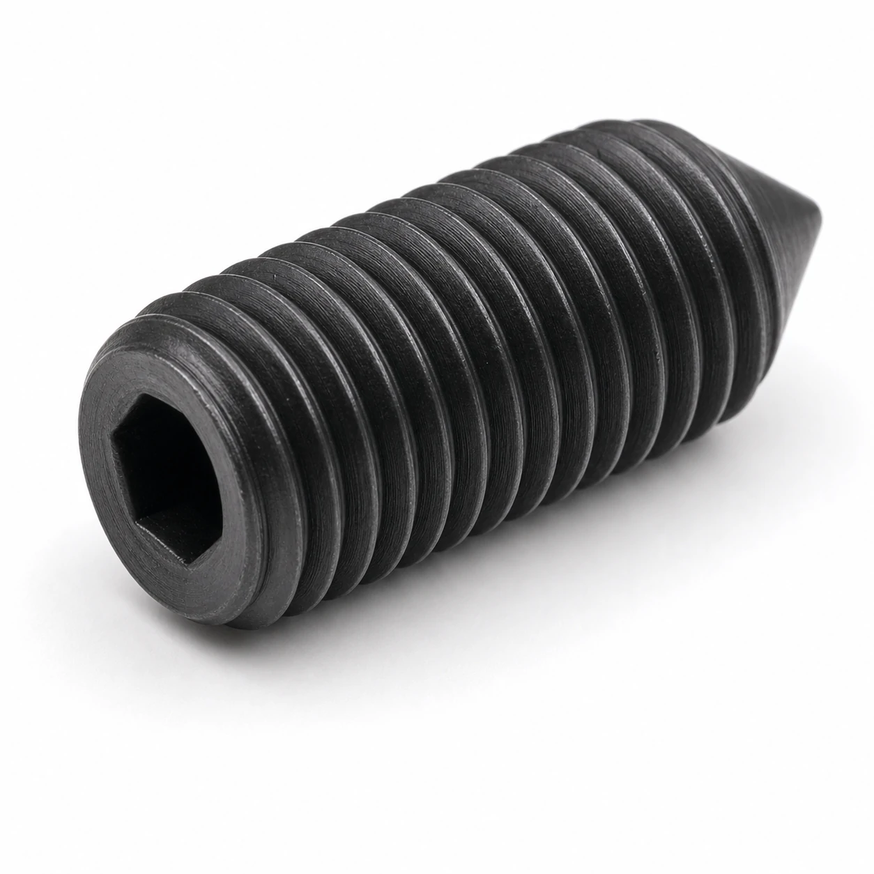 M3 Hex Socket Dog Point Set Screw Dimensions & Specifications reference image