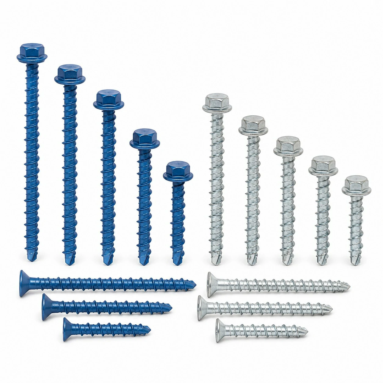 Concrete Screws, Hex Washer Head technical product image