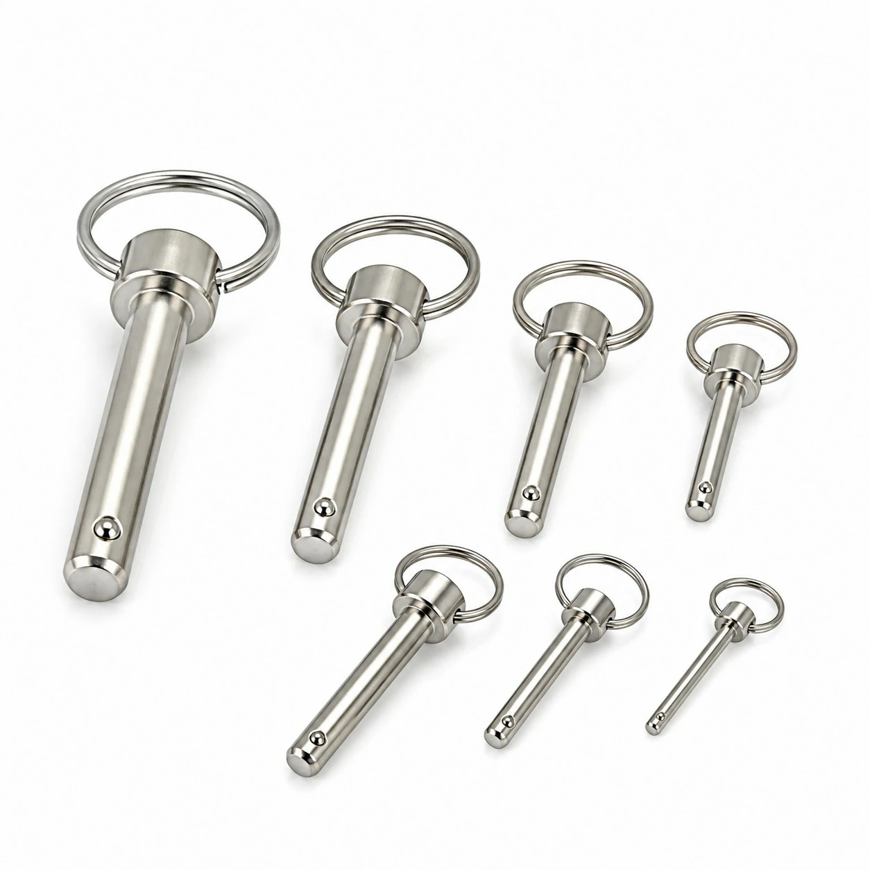 Quick-Release Pins, Push-Button technical product image