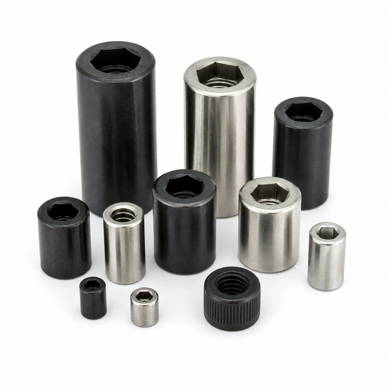 Socket Nuts (Hex Drive, Round Body) technical product image