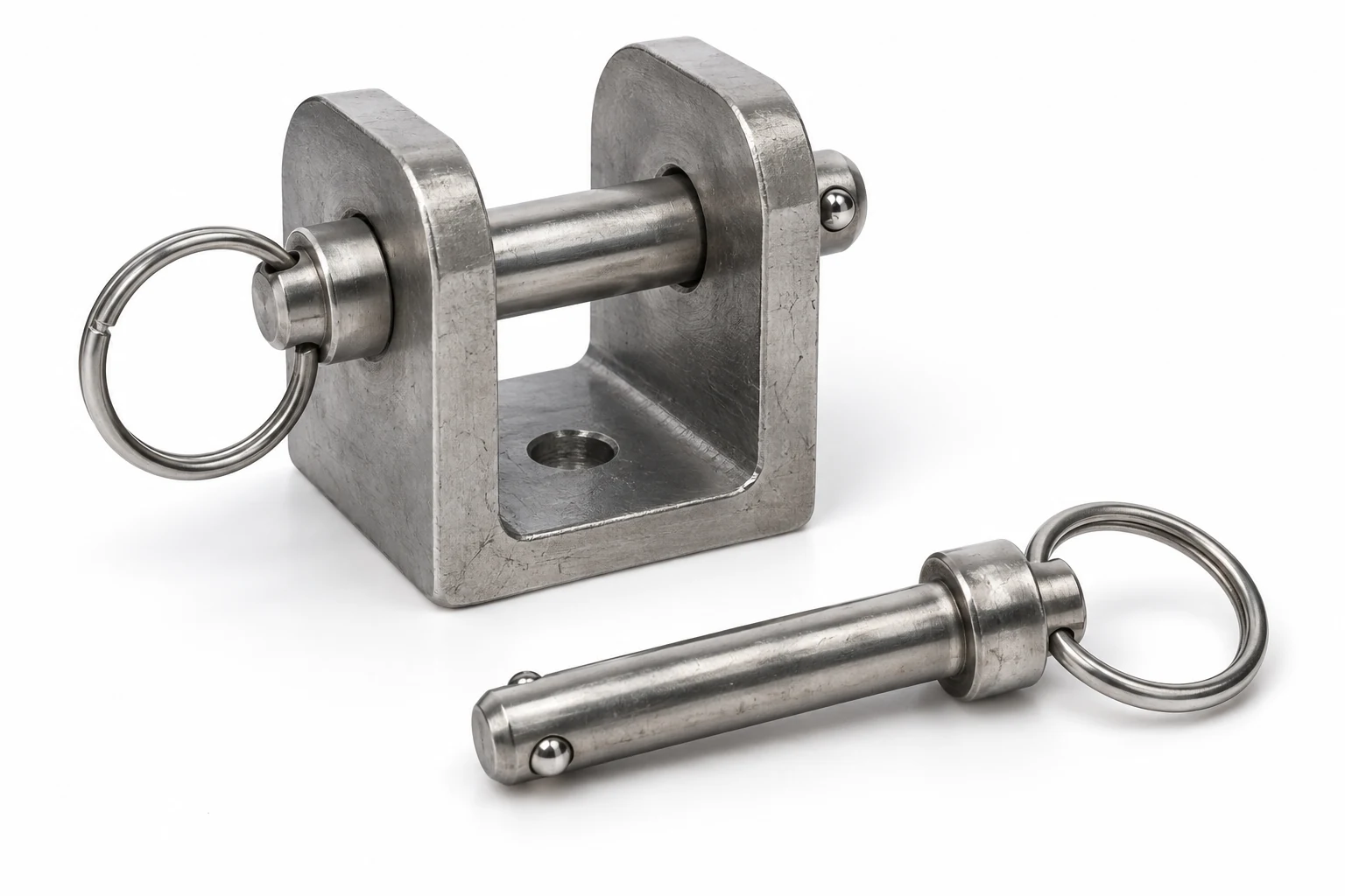 Ball-Lock Pins in use — application photograph