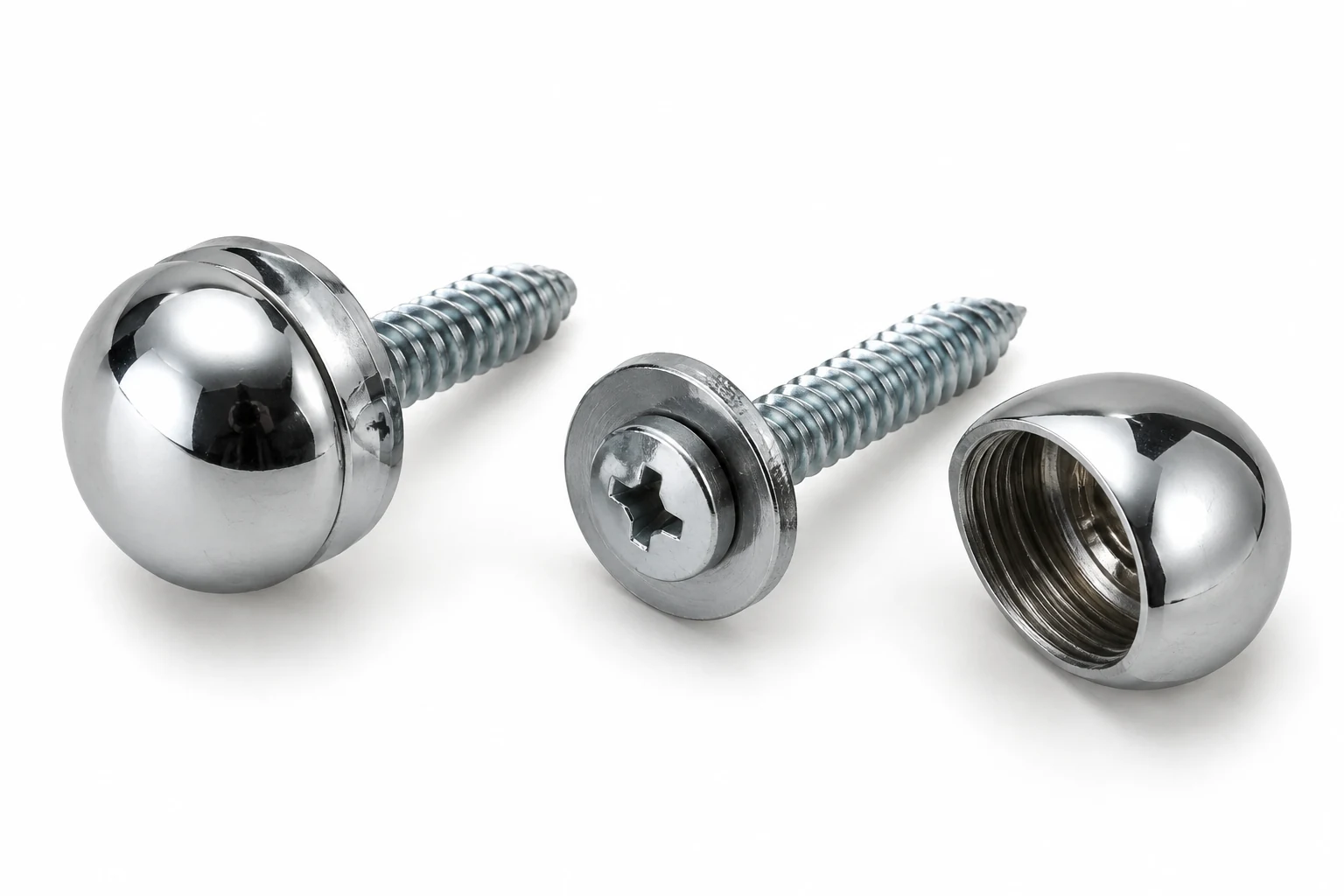 Mirror Screws with Dome Caps technical product image
