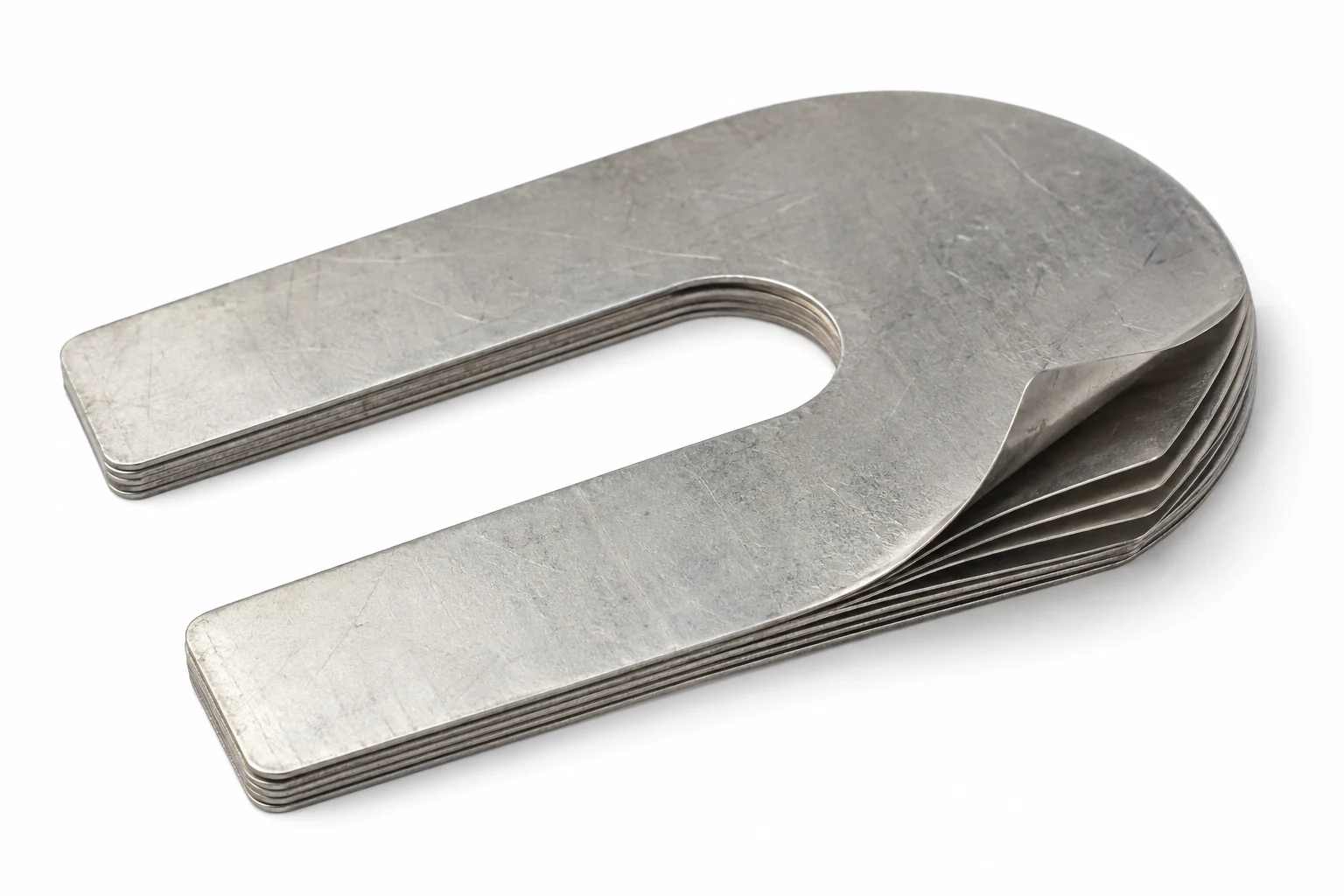 Peel-Away Laminated Shims in use — application photograph