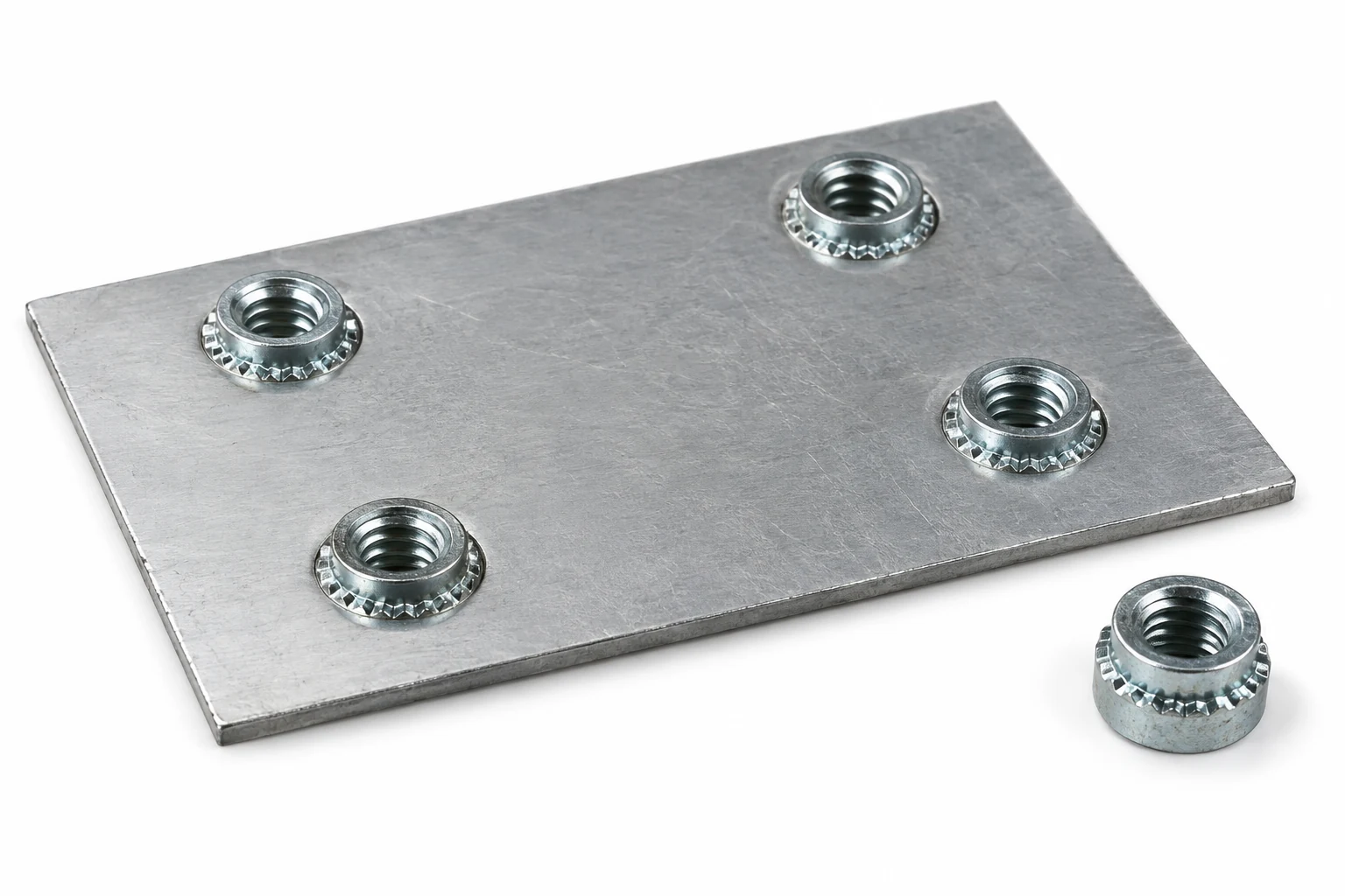 Self-Clinching Press-Fit Nuts in use — application photograph
