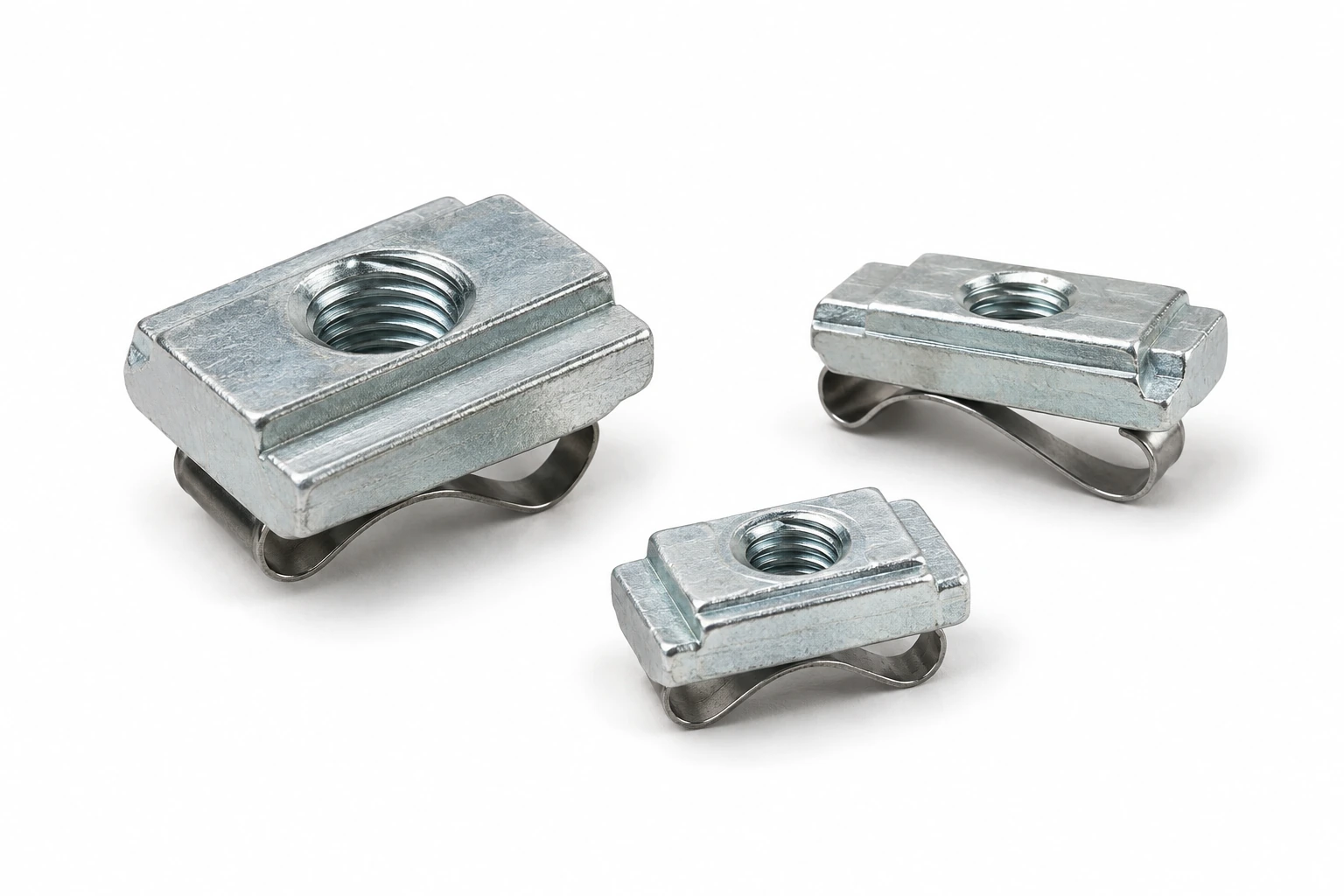 Sliding Spring T-Nuts for Aluminium Profile technical product image