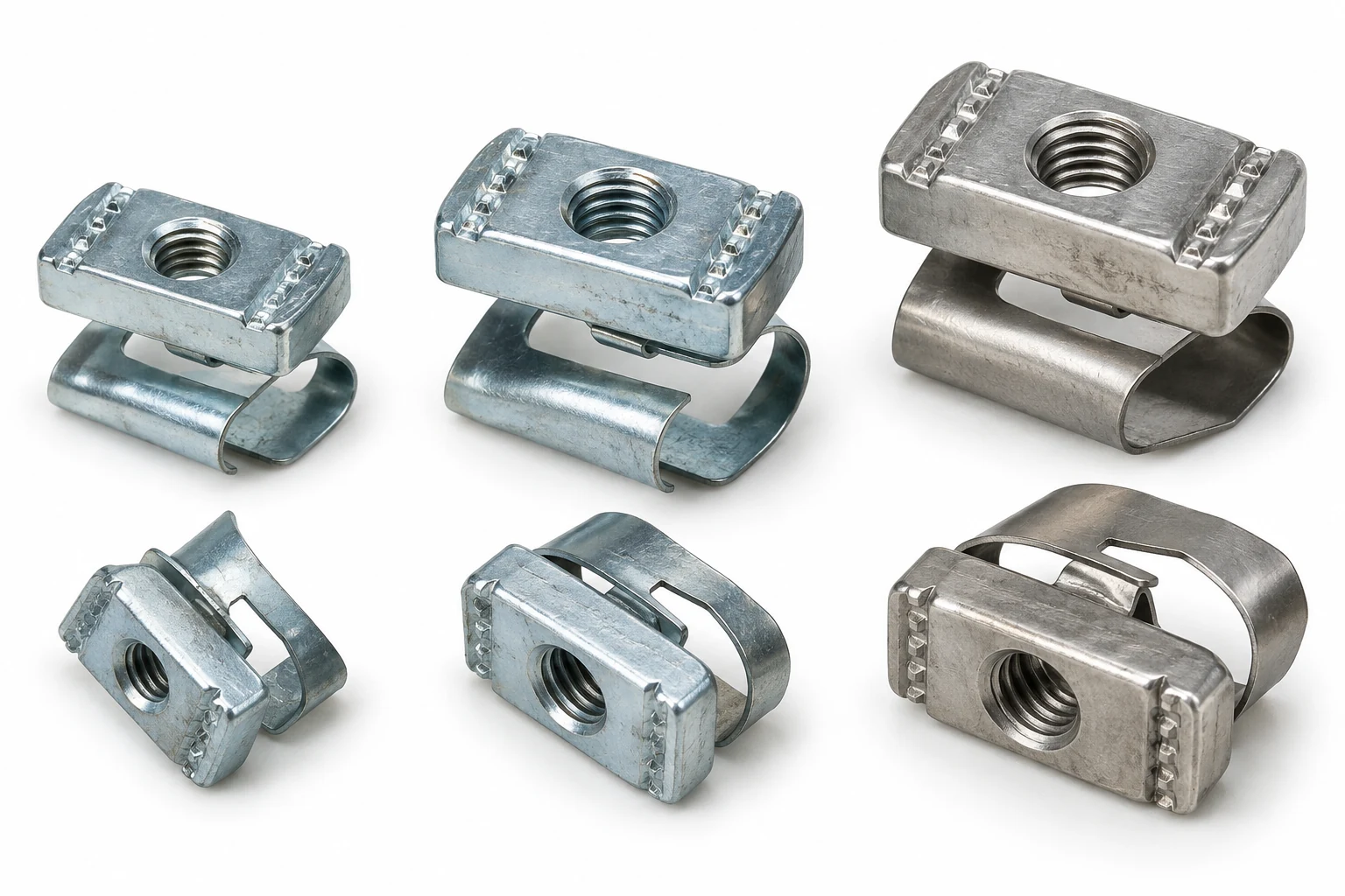 Channel (Strut) Nuts with Spring technical product image