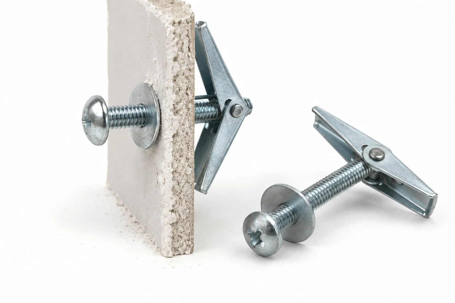 Spring Toggle Anchors in use — application photograph